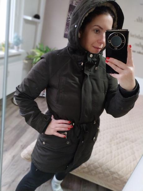 Dámský zimní kabát m/38, pimkie,m