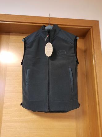 Vesta fleecová z polartec tmavě šedá, vel. s, 164