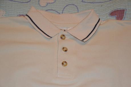 110 116 tričko krátký rukáv s límečkem, 110