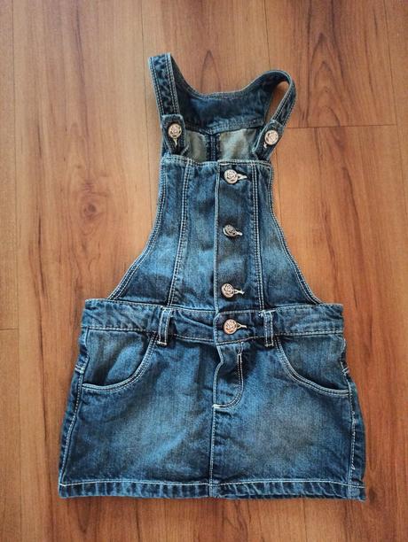 Džínové šaty vel. 92, 92