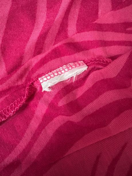 Růžový dlouhý kardigan + dlouhé tričko, h&m,34