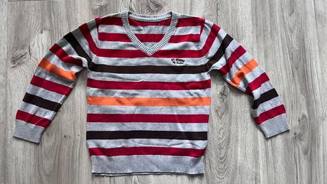Pruhovaný chlapecký svetr, george,122