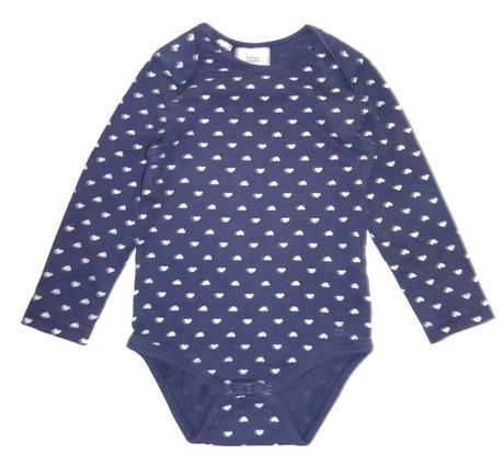 Bavlněné body se srdíčky vel.98, bonprix,98