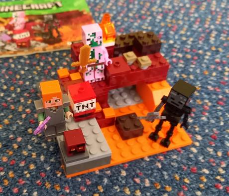 Lego minecraft 21139 - the nether fight., 