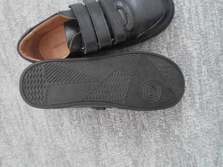 Černé boty polobotky kožené, lasocki,38