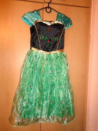 Karneval - šaty frozen - anna - 10-11 let,
