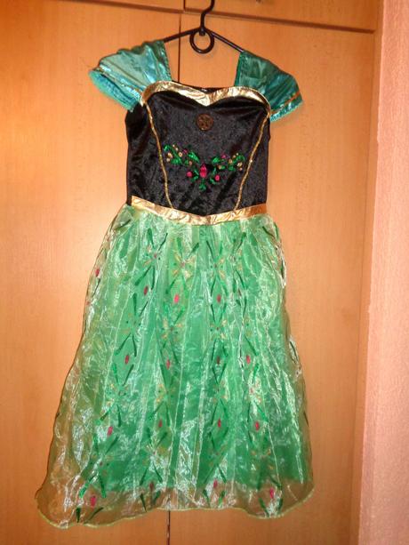 Karneval - šaty frozen - anna - 10-11 let,