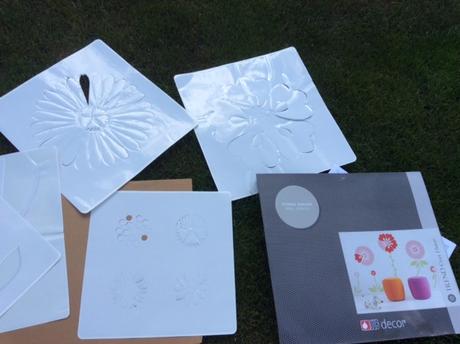 Malířská šablona květiny, 