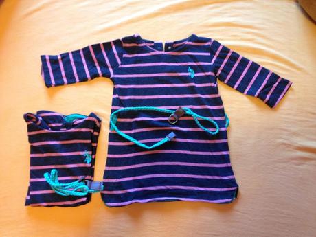 2 x šatičky us polo, 98