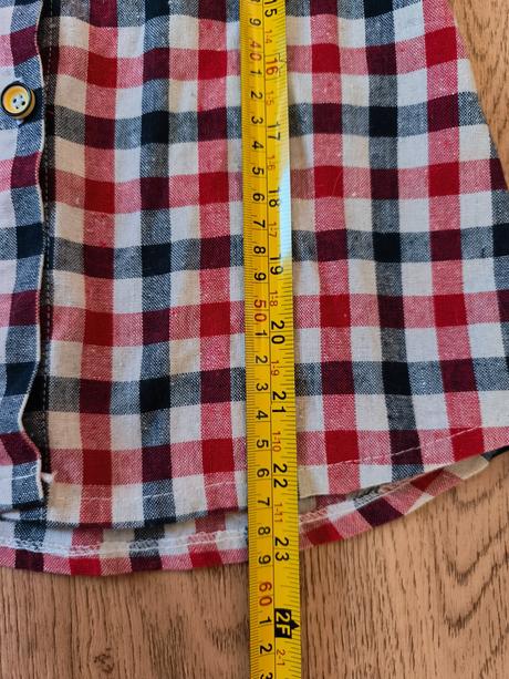 Kostkovaná košile 152/158, xxs, 152