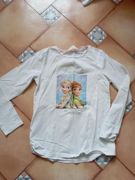 Tričko frozen - 122/128, h&m,122