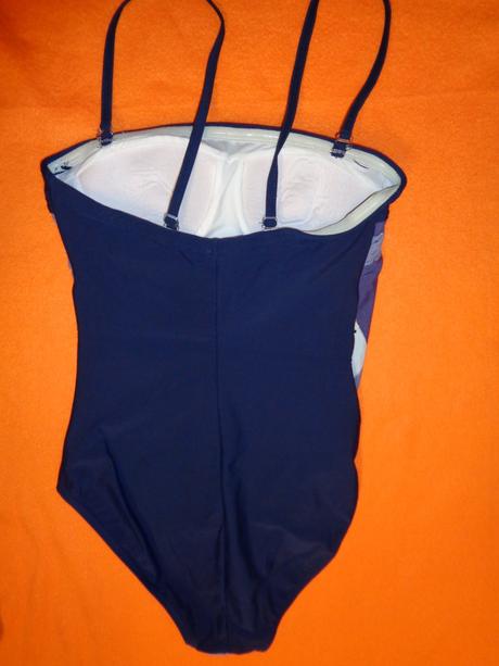 Krásné fialovo - zlaté jednodílné plavky, 38