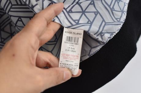 Bunda koženková vel. 8 let, river island,122