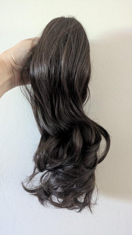 P45 culík na clip - středně hnědý, 33 cm,