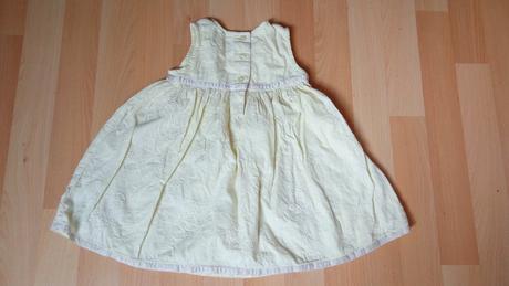 Letní šatičky - světle žluté, vel. 80, 80