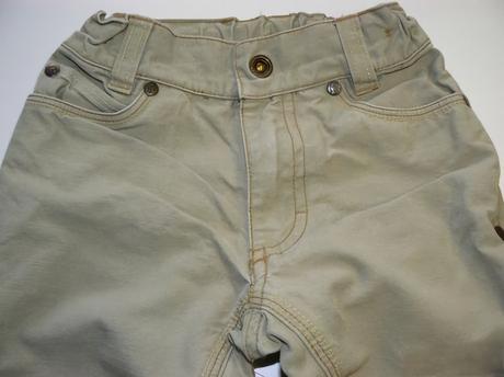 Béžové jeansy captain astounding, h&m,98