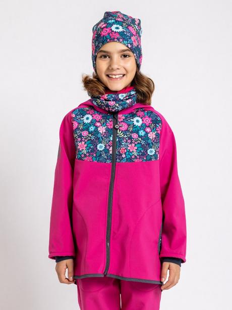 Kytičkovaná softshellová bunda unuo vel. 116/122, unuo,116 / 122