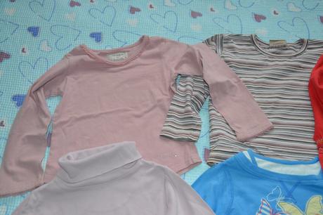 Růžové tričko dl. rukáv, next,104