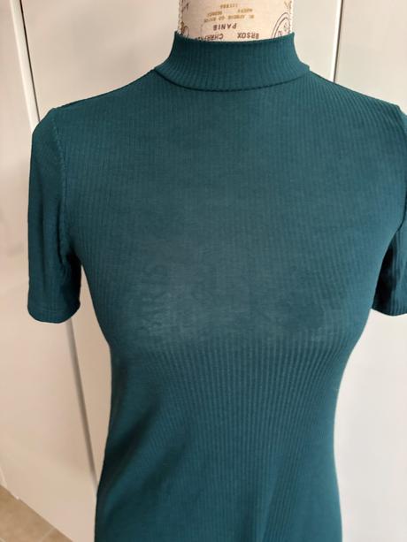 Zelené šaty se stojáčkem, h&m, velikost 32, h&m,32