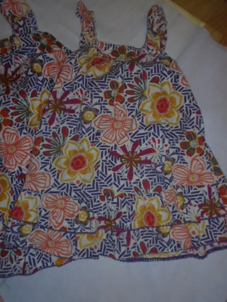 Šaty květy vel 128 8let, 128