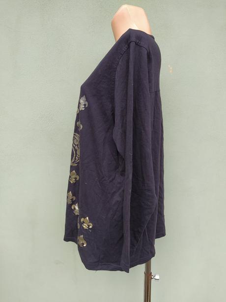 Černé tričko janina - vel.48/50, 48