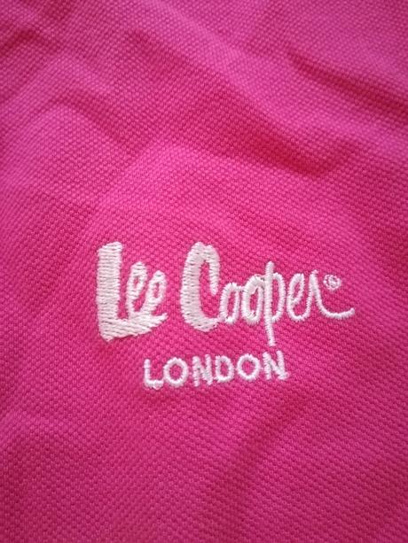 Pánské tričko polo růžové, lee cooper,l
