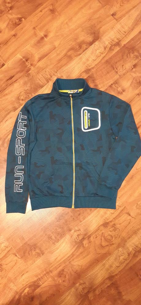 Sportovní propínací bavlněná mikina kugo 134, kugo,134