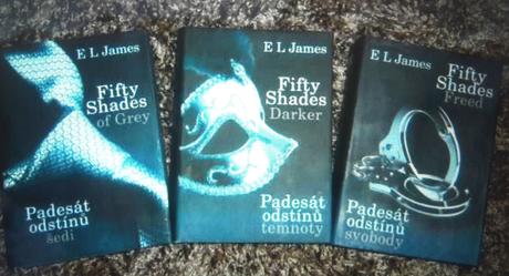 Padesát odstínů - set 3 knih, 