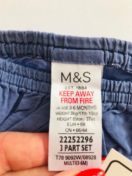 Kalhotky pod šaty - v.3/6 měs., marks & spencer,68