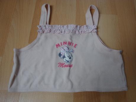 Lambáda s minnie mouse - meruňková, 128