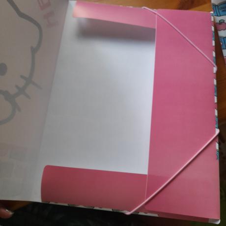 Velké plastové desky na sešity hello kitty,