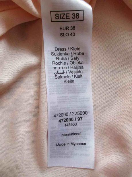 Dámské šaty krajkové meruňkové orsay m, orsay,m