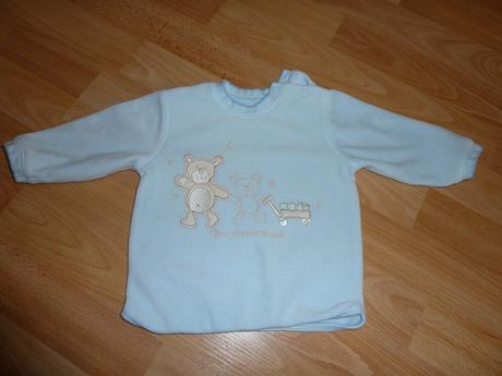 Sametová mikina s medvídkem, george,80