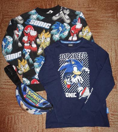 Set oblečení sonic vel. 134-140, h&m,134