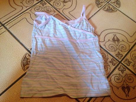 Dívčí tílko proužky, 80