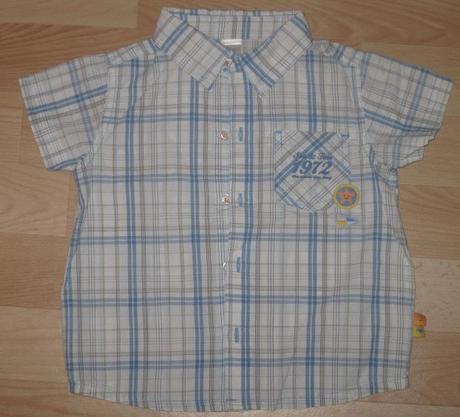 Komplet kraťasů, trička a košile, c&a,92