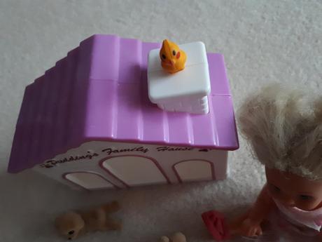 Pejskové, štěňátka s boudou a panenkou, 