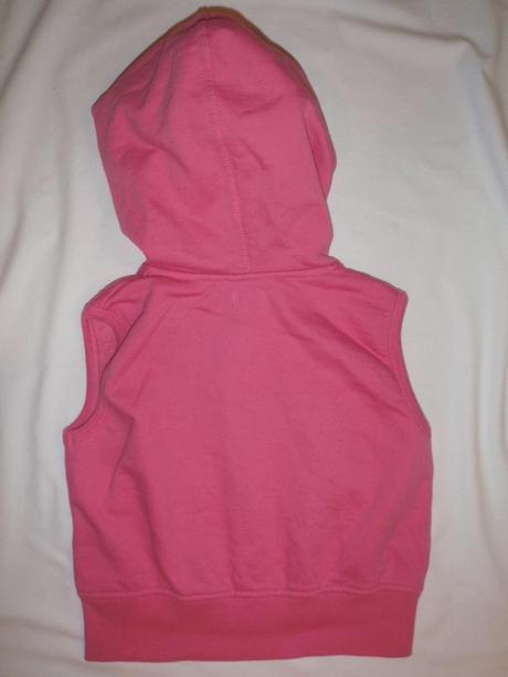 Nádherná růžová bavlněná vesta s kapucí, cq,110