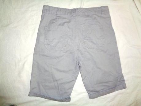 Luxusní světle šedé elegantní kraťasy, bluezoo,158