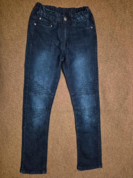 Dětské džíny úzkého střihu yfk vel. 152, 152