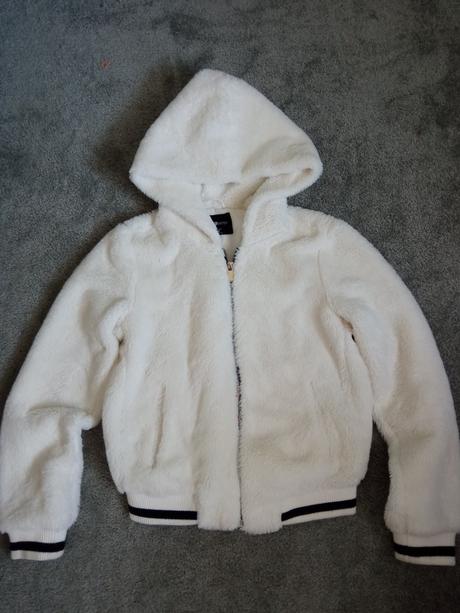 Chlupatková mikinobunda, fishbone,xs