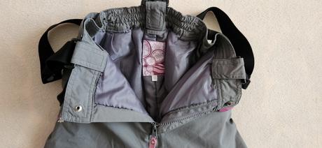 Dětský set zimní bunda a oteplovačky, vel.134/140, tcm,134