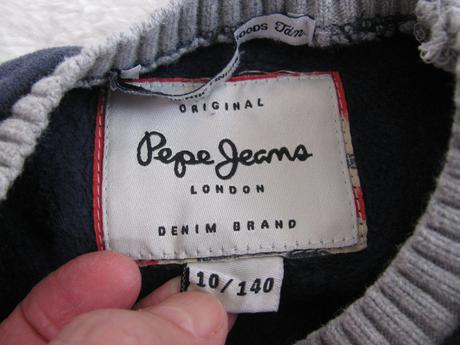 Chlapecká bavlněná mikina pepe jeans, pepe jeans,140