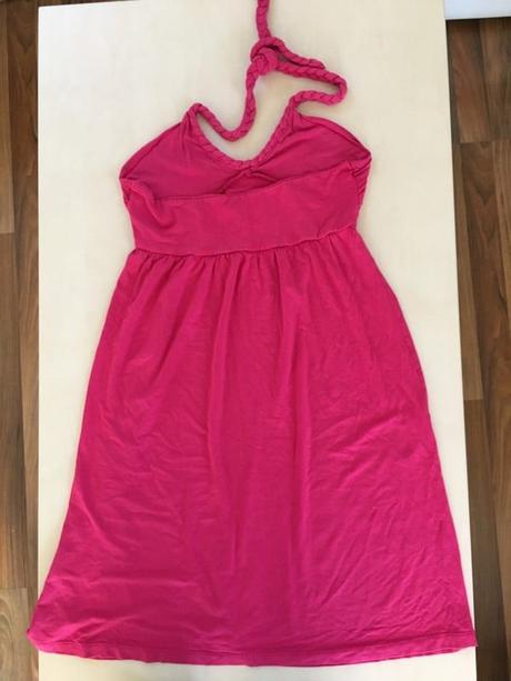 Malinové letní šaty, vel l, hm, h&m,m
