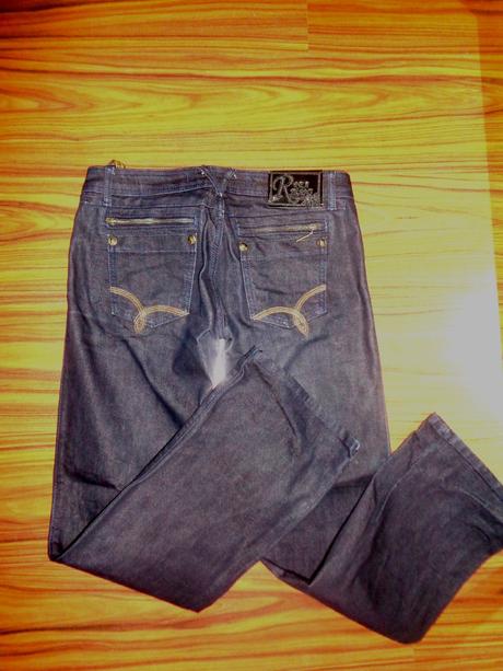 Luxusní tmavomodré rifle reactive w31/l33, 40