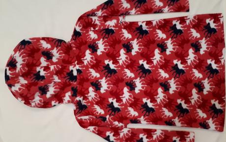 Dětská fleesová mikina, mikinka, s kapucí, vel.104, topolino,104