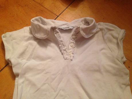 Dívčí tričko ozdobné zapínání, george,92