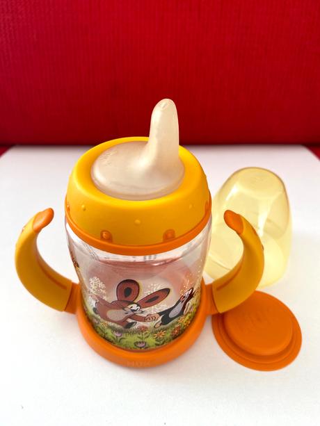 Nuk hrneček na učení s oušky 150ml + první knížka, nuk