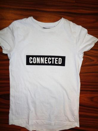 Super bílé tričko s nápisem, next,134