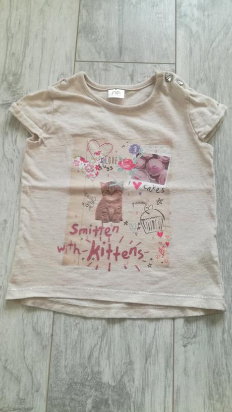Tričko krátký rukáv holka, f&f,86